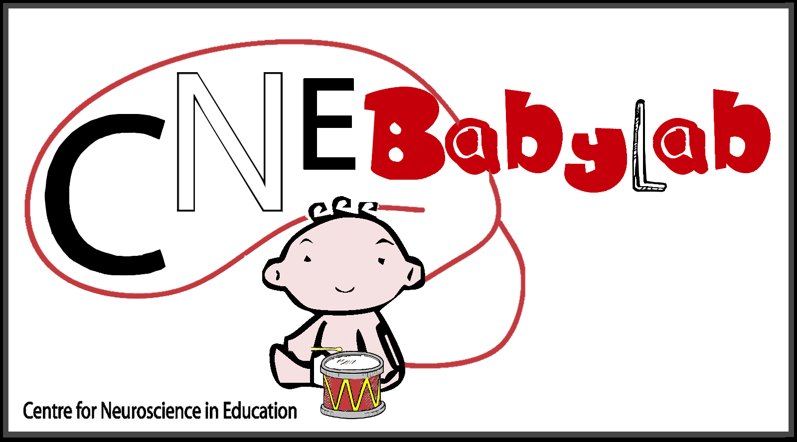 CNE Babylab logo with white background